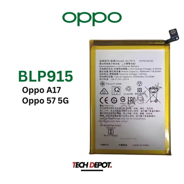 OPPO A17 , A57 5G Battery Replacement 5000mAh- BLP915